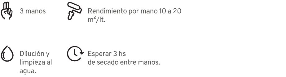 Specs Talento Enduido Interior Exterior