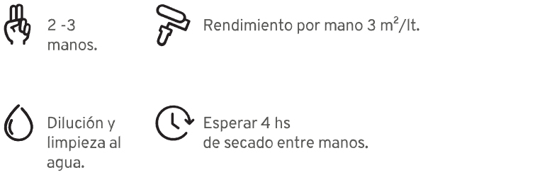 Specs Polacrin Membrana Frentes y Muros