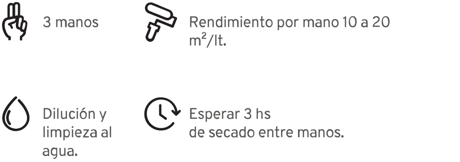 Specs Talento Enduido Interior Exterior