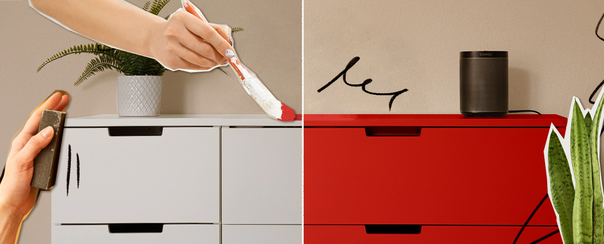 Lee más sobre el artículo Cómo pintar un mueble de melamina