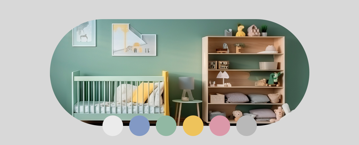 Lee más sobre el artículo Los mejores colores para las habitaciones de bebés & chicos
